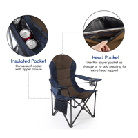 Usine personnalisé de haute qualité en plein air léger pliable luxe Portable pliant Camping pêche plage randonnée voyage chaises