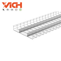 Plateau de câbles optiques ignifuge Vichnet Factory GI avec panier de câbles et couvercle pour centre de données, résistant aux tremblements de terre