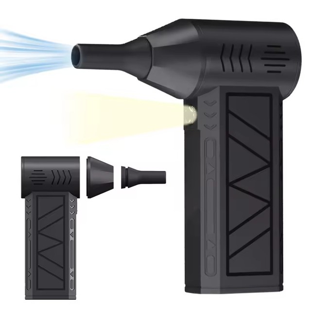 Powerful Mini Fan 130,000 RPM Blower with 3 Speed Adjustment Compact Air Duster for Home & Auto Commercial Use