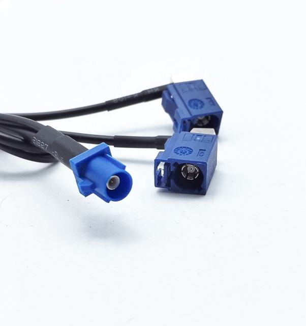 Coaxial GPS Antenna Cable Universal Fakra Y Adapter/Splitter 50 RG174/RG316 0.5m-5m Customizable Length Car Stereo Upgrade VW