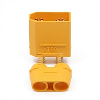 Connecteur anti-étincelles AMASS XT90-S 45A, fiche femelle plaquée or avec faisceau de câbles en silicone personnalisé pour système d'alimentation de drone robuste