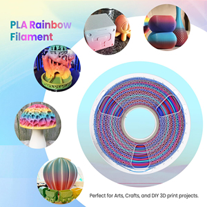 ไหมพิมพ์ 3 มิติ สีลูกกวาด ขนาด 1.75 มม. วัสดุ PLA สำหรับเครื่องพิมพ์ FDM น้ำหนัก 1 กก. แบบแท่ง - Product Image 6