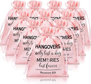 Bolsas <span class=keywords><strong>de</strong></span> Kit para la Resaca Reutilizables con Cordón, Color Rosa, para Despedidas <span class=keywords><strong>de</strong></span> <span class=keywords><strong>Soltera</strong></span>, Bodas, Recuperación, Artículos <span class=keywords><strong>de</strong></span> Fiesta, Regalo, Marca Chunsheng - Product Image 1