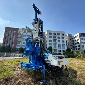 Máquina perforadora de pilotes de perforación pequeña UMP 700KN.M, máquina de microperforación, perforadora de pilotes compacta, paneles fotovoltaicos de nueva energía - Product Image 2