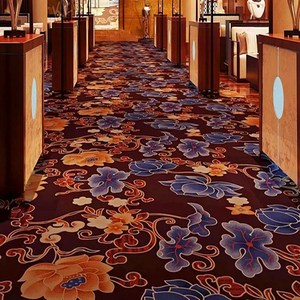 High Quality Nylon Jacquard Cut Pile Hotel Carpet 5 Star Wall-to-Wall Bedroom Design Printed Tufted Home Wilton Hotel Room - Product Image 4