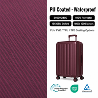 Texture de peau de bois 100% polyester pour produits d'extérieur et bagages, tente, auvent, sac à dos, PU, PVC, TPU