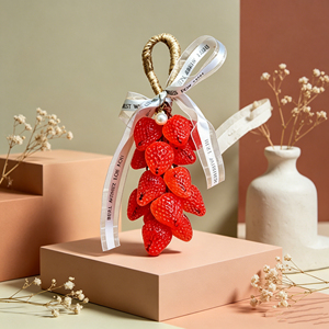 Jabón de Fresa Multicolor en Barra, Jabón Transparente Hecho a Mano <span class=keywords><strong>con</strong></span> Aceites Esenciales para Recuerdos de Bodas y Uso Diario - Product Image 3