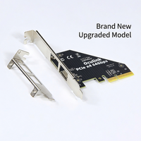 Tarjeta Adaptadora PCIe 4.0 X4 a OCuLink de 64 Gbps, Tarjeta de Expansión Trasera SFF-8612 con Soporte de Perfil Alto/Bajo, en Stock