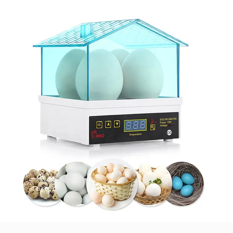 China Mini Solar completamente automático 110V/220V 4 pollo pato ganso huevo incubadoras máquina para incubar