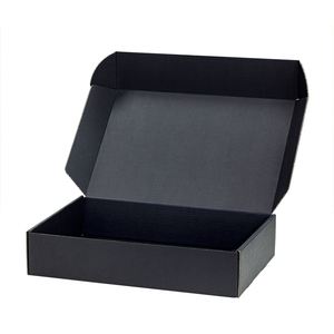 Caja de Cartón Corrugado con Impresión a Color Personalizada, Ecológica, Caja de Envío Blanca Poco Profunda MA - Product Image 3