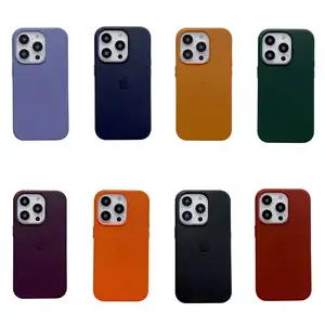 Luxury Magnetic Leather Cover Case for iPhone Slim Leather Phone Case for iPhone 14 13 12 Pro max