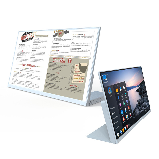 Bigbull 21.5inch Tablet Signage Touch All in One Digital Menu Boards for Restaurants  Room Menu LCD Screen Display Smart Home