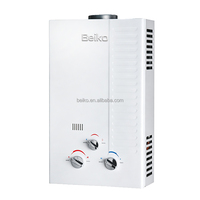 Chauffe-eau mural sans réservoir à gaz naturel en acier inoxydable pour villa, 13L 26kW, prix usine