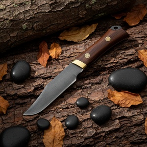 ไม่ใช่. มีดพกแบบใบมีดคงที่ 19 ชิ้น ทำจากเหล็กไตรเพล็กซ์คุณภาพสูง ด้ามไม้ DIY ใบมีดสแตนเลส ปรับแต่งได้ตามต้องการ OEM สำหรับแคมป์ปิ้ง - Product Image 6