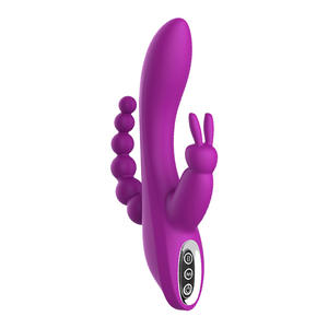 3In1 Vaginal G-Point Clitoridien Stimulation Orgasmique Plaisir Masturbateur Gode Vibrateur Pour Femmes Sex Toys Dildos Couple Lesbienne - Product Image 2