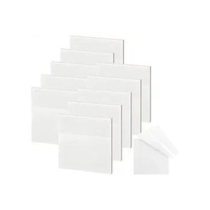 Transparent Sticky <b>Notes</b> Clear Waterproof Self-Adhesive Translucent Sticky <b>Note</b> Pads for <b>Books</b> Annotation School Office - Product Image 1