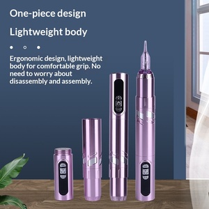 无线纹身机低噪音行程可调旋转纹身枪2000mAh电池纹身笔 - Product Image 2