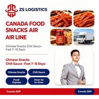 Ligne de fret aérien spéciale Chine-Canada pour snacks, cosmétiques, petits cadeaux, DDP porte-à-porte, dédouanement et suivi complet