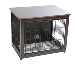 <span class=keywords><strong>Pet</strong></span> Lồng chó Crate mềm Dog cửa trượt đồ nội thất phong cách gỗ dây gỗ <span class=keywords><strong>Pet</strong></span> Home House trong nhà mộc mạc cũi cho chó Crate - Product Image 4