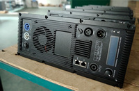 Xcy — amplificateur avec système de haut-parleur PA, intégré, caisson de basses + tops, colonne satellite, 1 entrée, 2 sorties, processeur audio DSP à côté