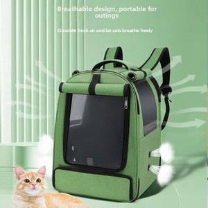 <span class=keywords><strong>Sac</strong></span> à <span class=keywords><strong>dos</strong></span> <span class=keywords><strong>de</strong></span> transport <span class=keywords><strong>pour</strong></span> chat durable et portable, grande capacité, respirant, type capsule spatiale, <span class=keywords><strong>pour</strong></span> chats et chatons, <span class=keywords><strong>pour</strong></span> les déplacements quotidiens - Product Image 2