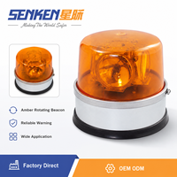 Luz Estroboscópica LED SENKEN ECE R65 DC10-30V, Resistente al Agua, para Automóviles, Luz de Advertencia Intermitente, Baliza de Tráfico