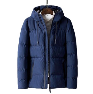 Coupe-vent de style européen et américain pour hommes, hiver, nouvelle meilleure vente, <span class=keywords><strong>manteau</strong></span> <span class=keywords><strong>court</strong></span> à capuche en coton, vêtements pour hommes, vente en gros - Product Image 1