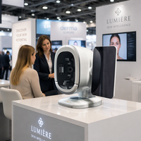 Analyseur de peau facial professionnel à IA avec lumière pulsée pour usage domestique et hospitalier, appareil médical portable pour dermatologue, prise US