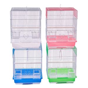 Gabbia per Uccelli Premium Grande in Plastica Arrotondata, Trasportino per Pappagalli, Gabbia Pieghevole a Doppio Strato con Ruote per Tutte le Stagioni - Product Image 4