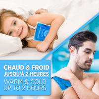Packs de gel froid personnalisés pour compresses glacées, vente en gros de packs de gel chaud/froid