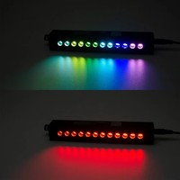 Kit d'éclairage LED à fibres optiques 3W Shooting Star RGB multicolores haute luminosité avec contrôle par application/télécommande, indice de protection IP33, en alliage d'aluminium