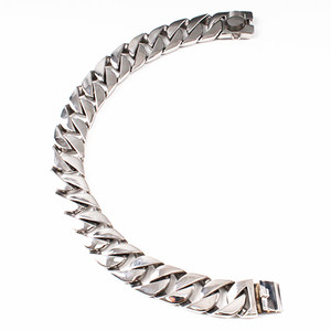 Collier pour chien, chaîne cubaine réglable en acier inoxydable, 3.0cm de Large, en métal, bouledogue français, vente en gros, 1 pièce - Product Image 5