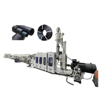 Machine multicouche ondulée en plastique d'extrusion de tube de tuyau d'approvisionnement en énergie de gaz, d'eau et d'huile d'huile de HDPE ABS