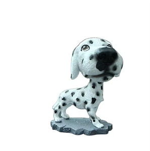 Aangepaste Cartoon <span class=keywords><strong>Mini</strong></span> Hond Schudden Hoofd Beeldje Schattig Dier Bobblehead Auto Decoratie Poly Hars Hondenverf Model Hars Handwerk - Product Image 3
