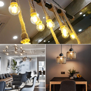 Dimmable PF>0.9 nhấp nháy miễn phí dẫn đèn dây tóc G125 <span class=keywords><strong>6W</strong></span> rõ ràng Frost ES lớp phủ - Product Image 6