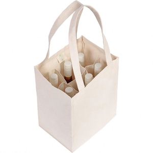 Sac de transport pour vin personnalisé, réutilisable, en toile, avec cordon de serrage, pour une ou plusieurs bouteilles, idéal pour les voyages - Product Image 6