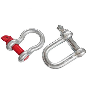 Manilles à vis américaines en acier inoxydable avec goupille de sécurité pour applications industrielles lourdes et minières - Product Image 3