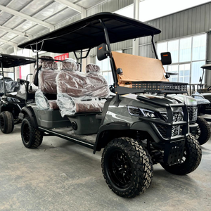 2025 nouveau modèle de chariot de golf tout-terrain avec 6 + 2 sièges électriques 72V contrôleur Curtis Type de carburant à essence - Product Image 2