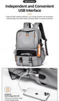 Sac à dos Mochila USB en Oxford, grande capacité, style coréen, personnalisable, pour étudiants, en stock, idéal pour l'école et les voyages en extérieur