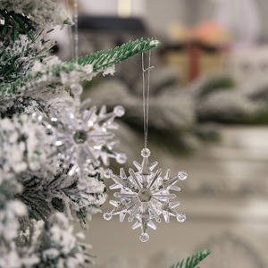 Adornos Colgantes Acrílicos de Copo de Nieve y Cono de Hielo para Árbol de Navidad, Diseños Personalizados de Alta Calidad LK, Ecológicos - Product Image 4