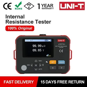 UNI-T UT677A+ เครื่องวัดโอห์มมิเตอร์แบบพกพา เครื่องทดสอบความต้านทานภายในแบตเตอรี่ 0-70V ความแม่นยำสูง 1% IP55 รับประกัน 1 ปี 10W - Product Image 5