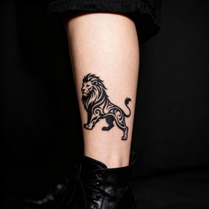 Tatuaggio Temporaneo Leone Maestoso, Semi-permanente, Impermeabile, Durata 2 Settimane, Adesivi per Tatuaggi Realistici a Base di Erbe - Product Image 4