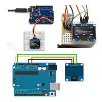 0.96 inch 0.91 inch 128X64 OLED LCD Display Board Module Screen Board I2C IIC SSD1306 Driver 4 Pins