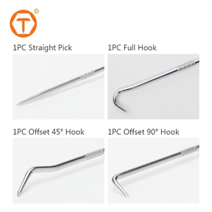 4PC Precision Mini Full Offset 45 ° Offset 90 ° Bộ tua vít móc thẳng và móc để bảo trì dụng cụ - Product Image 4