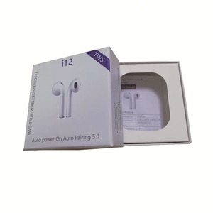 Tùy chỉnh Hot Bán có thể tái chế cứng nhắc Tai nghe không dây hộp quà tặng <span class=keywords><strong>Bluetooth</strong></span> tai nghe Hộp bao bì với logo - Product Image 2