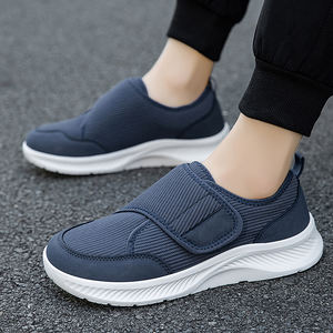 Sepatu Jalan Santai Wanita Model Wide Toe untuk Penderita <span class=keywords><strong>Diabetes</strong></span>, Sneakers Flat, Sepatu Tenis Kasual Musim Semi, Sepatu Vulkanisir, Logo Custom - Product Image 2