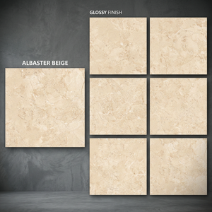 Azulejos de Porcelana Esmaltada Pulida Aeroni Bianco 800x800mm, Efecto Mármol Blanco para Pisos - Product Image 5