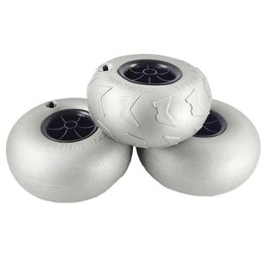 Personnalisé 10 ''<span class=keywords><strong>gonflable</strong></span> PVC Kayak <span class=keywords><strong>chariot</strong></span> sable <span class=keywords><strong>plage</strong></span> <span class=keywords><strong>chariot</strong></span> roulette ballon roues - Product Image 4