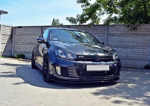 Divisor de Labios Delantero para Parachoques de Coche, Estilo MAX, en ABS Negro Brillante, Personalización de Fábrica, para VW <span class=keywords><strong>Golf</strong></span> MK6 <span class=keywords><strong>GTI</strong></span> 2008-2012 - Product Image 6