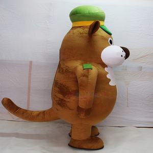 Disfraz <span class=keywords><strong>de</strong></span> mascota inflable gigante para fiesta comercial personalizado 2m/2,6 m <span class=keywords><strong>perro</strong></span> con gorra <span class=keywords><strong>Anime</strong></span> Animal Cosplay disfraces <span class=keywords><strong>de</strong></span> Mascota para Carnaval - Product Image 4